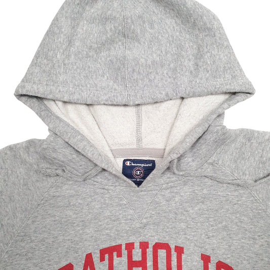 Womens Grey Champion Catholic CUA University USA College Hoodie Jumper