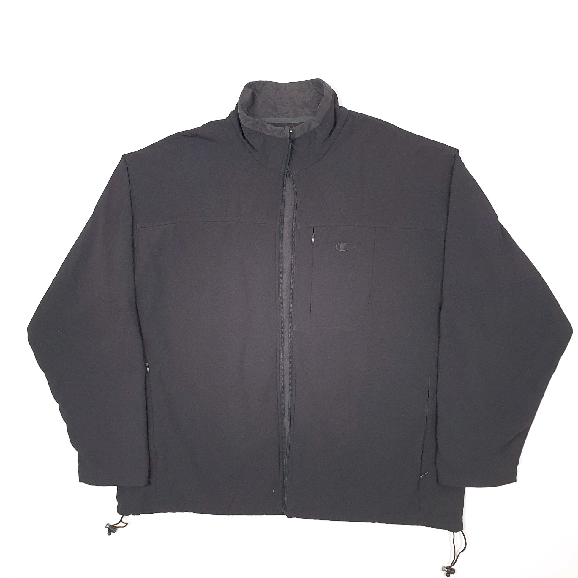 Mens Black Champion   Coat