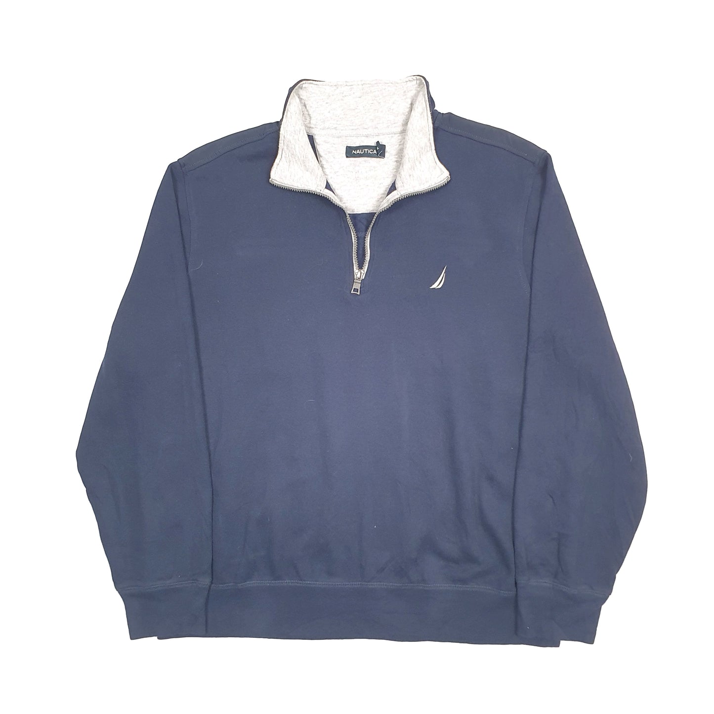 Nautica Quarter Zip XL Navy