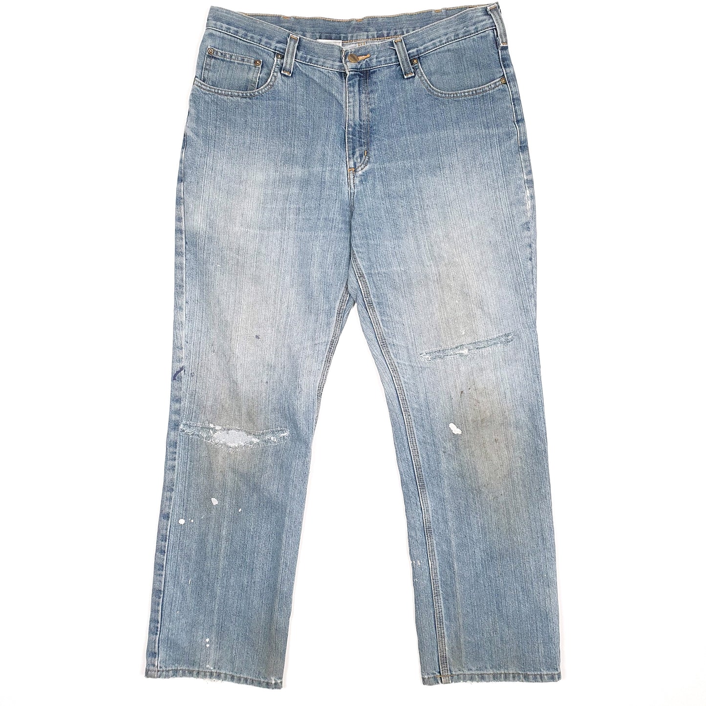 Carhartt Casual Regular Fit Relaxed Jeans W36 L30 Blue