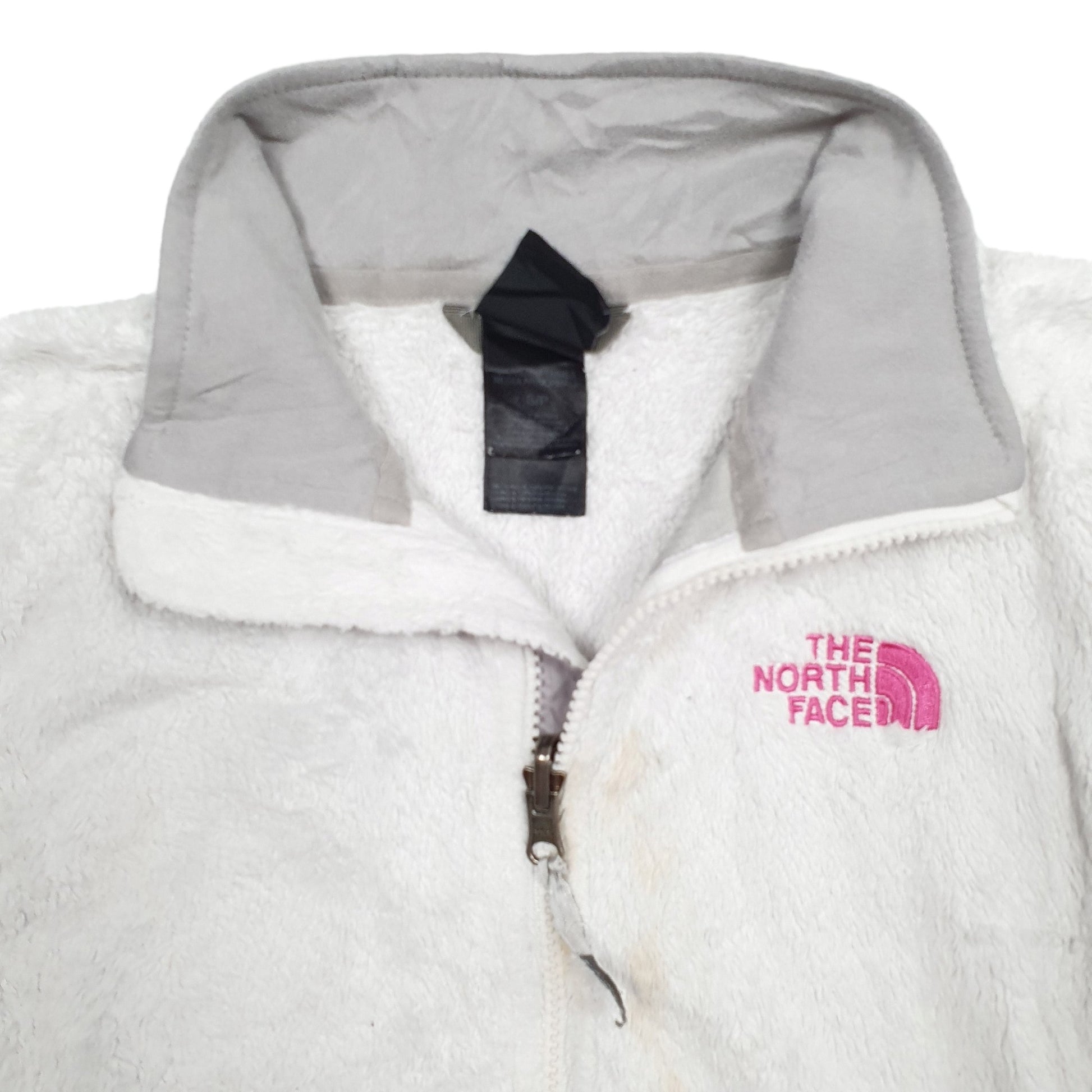 Womens White The North Face  Full Zip Jumper