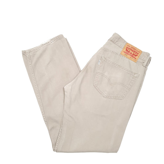 Mens Beige Levis  505 JeansW32 L30