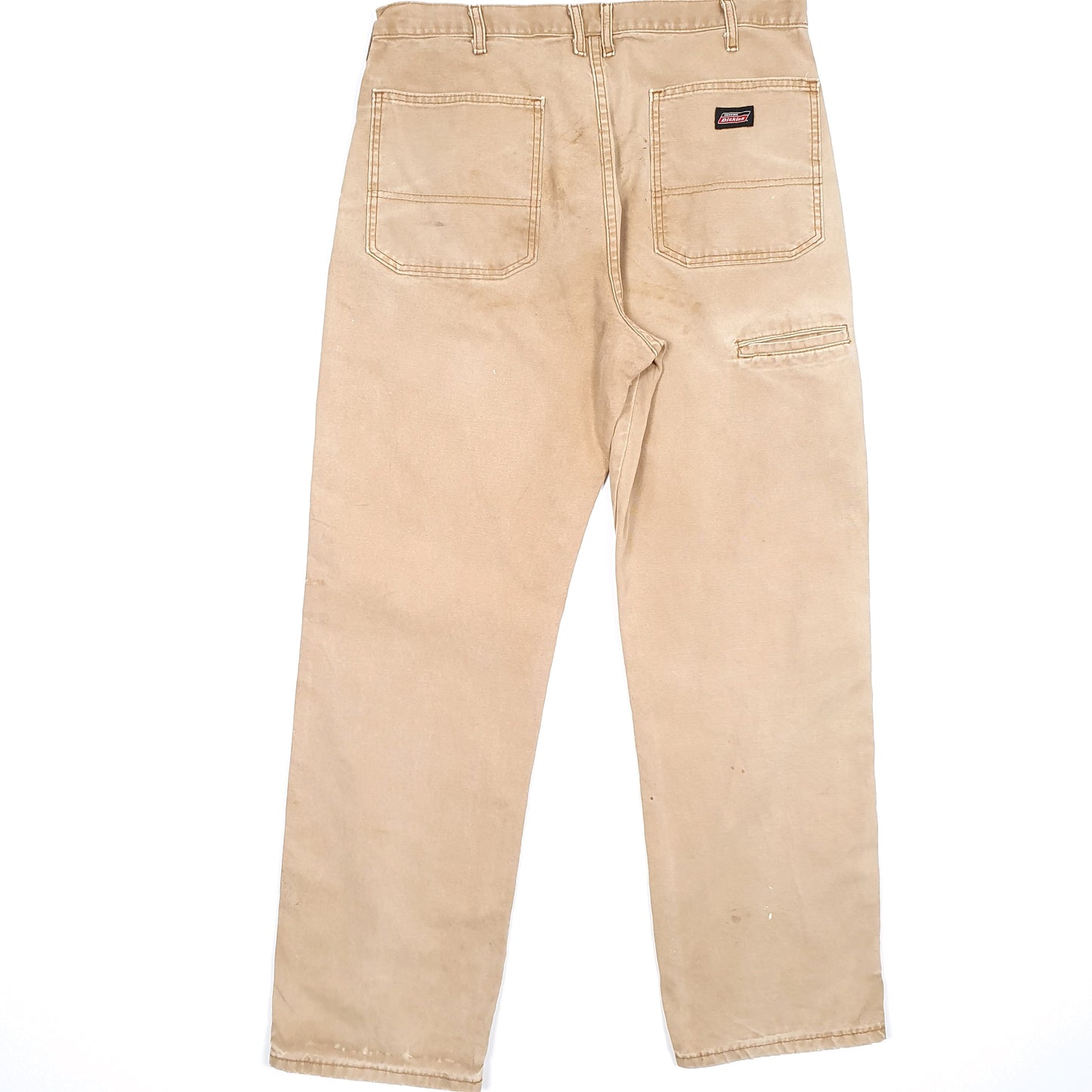 Mens Dickies Brown Carpenter Trousers W36 L31 Brown