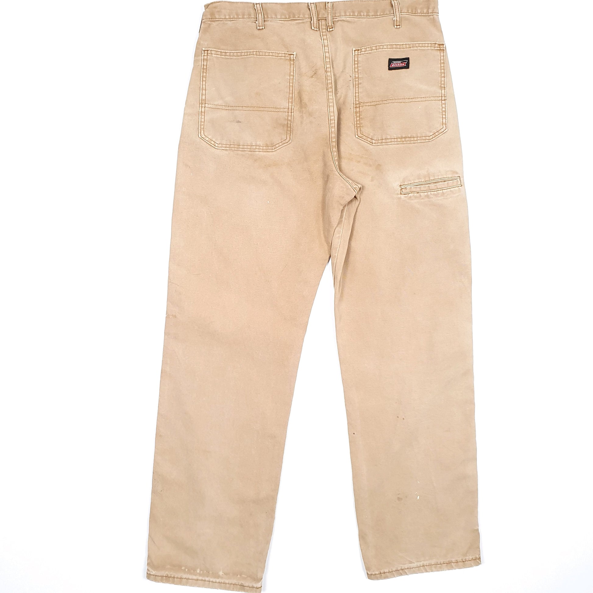 Mens Dickies Brown Carpenter Trousers W36 L31 Brown