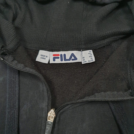 Mens Black Reebok Hoodie Full Zip Jumper