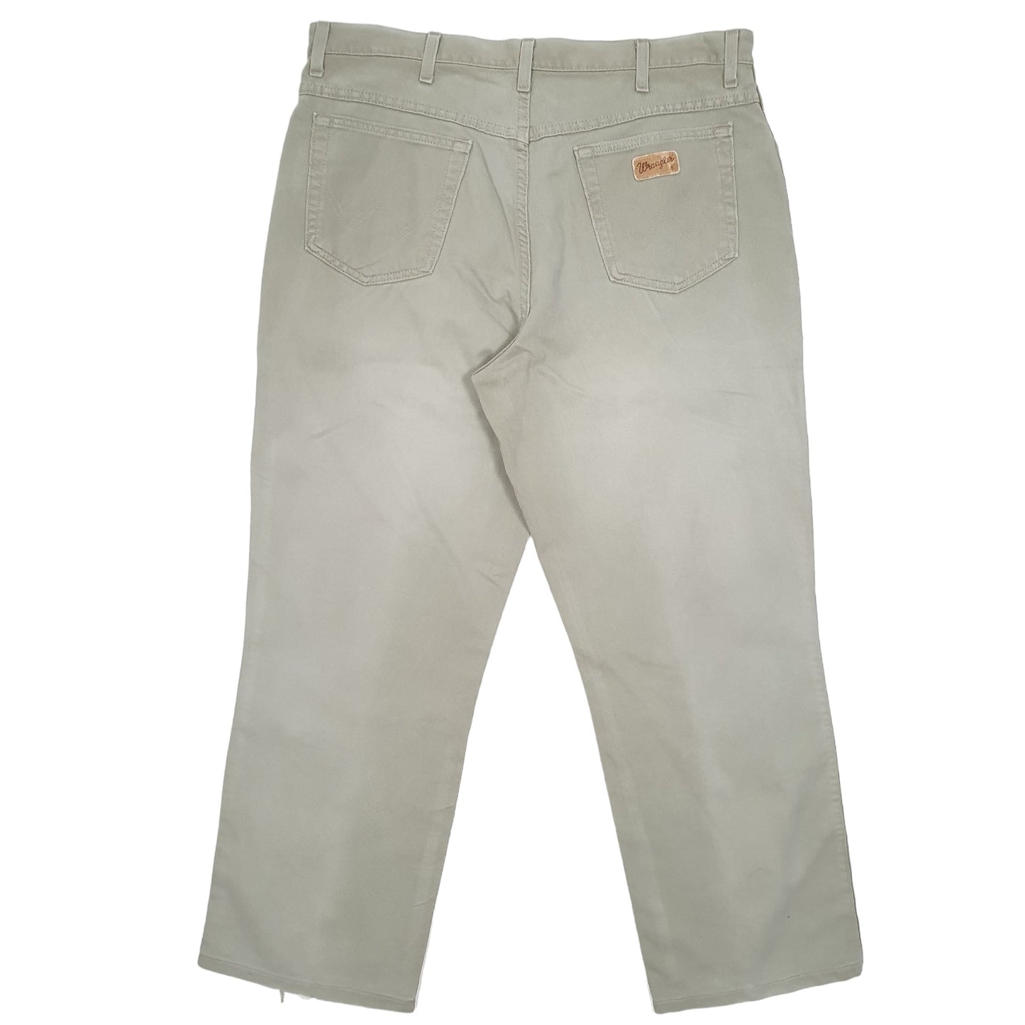 Mens Green Wrangler  Corduroy Trousers
