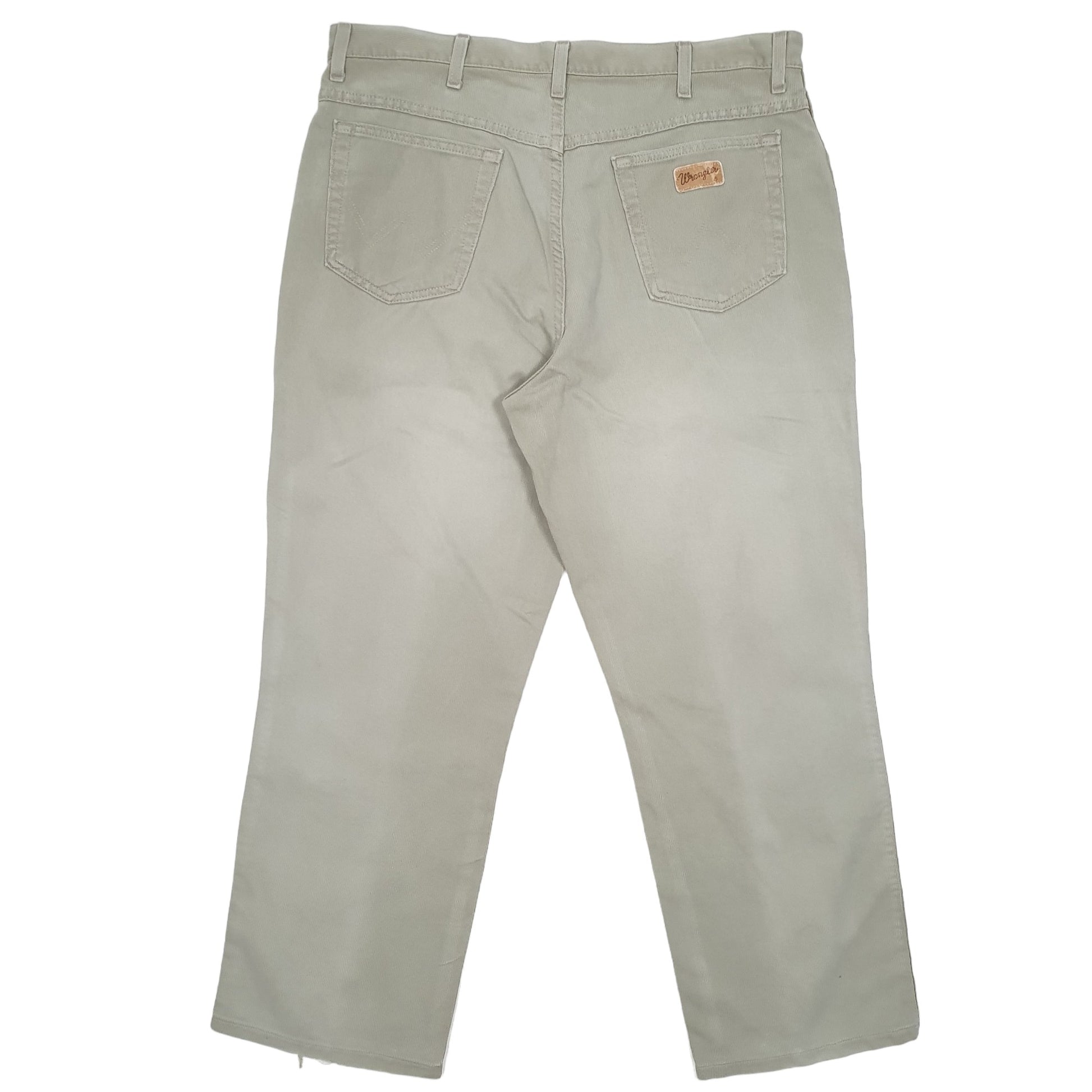 Mens Green Wrangler  Corduroy Trousers