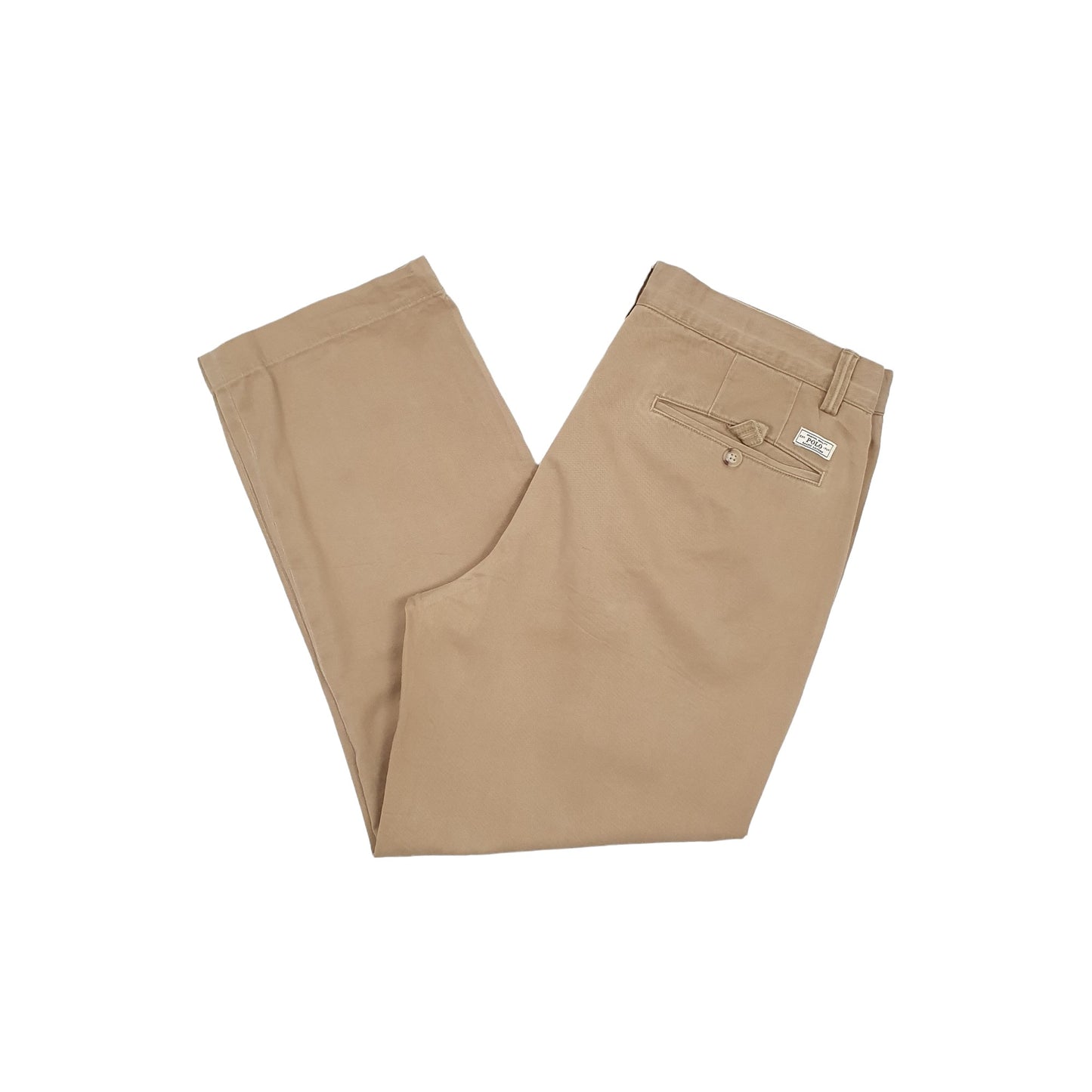 Mens Polo Ralph Lauren Bedford Beige Chino Trousers W32 L27 Beige