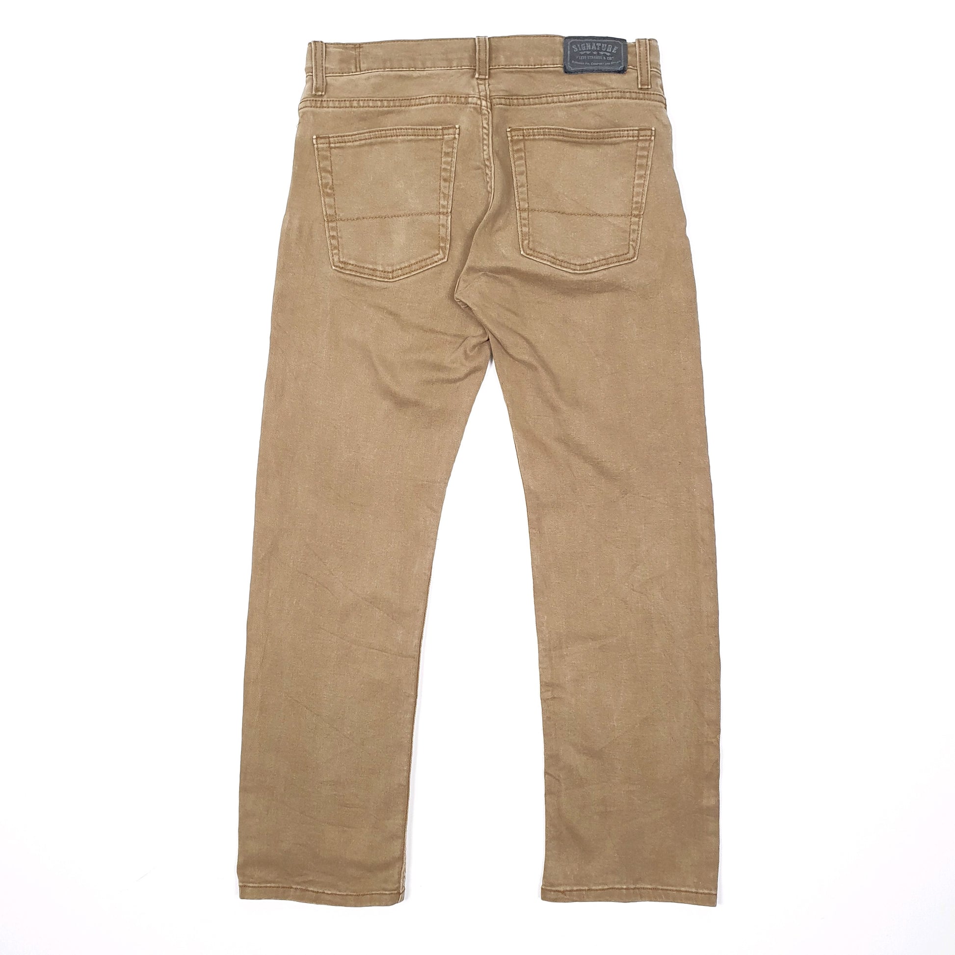 Levis Signature Regular Fit Jeans W30 L28 Beige