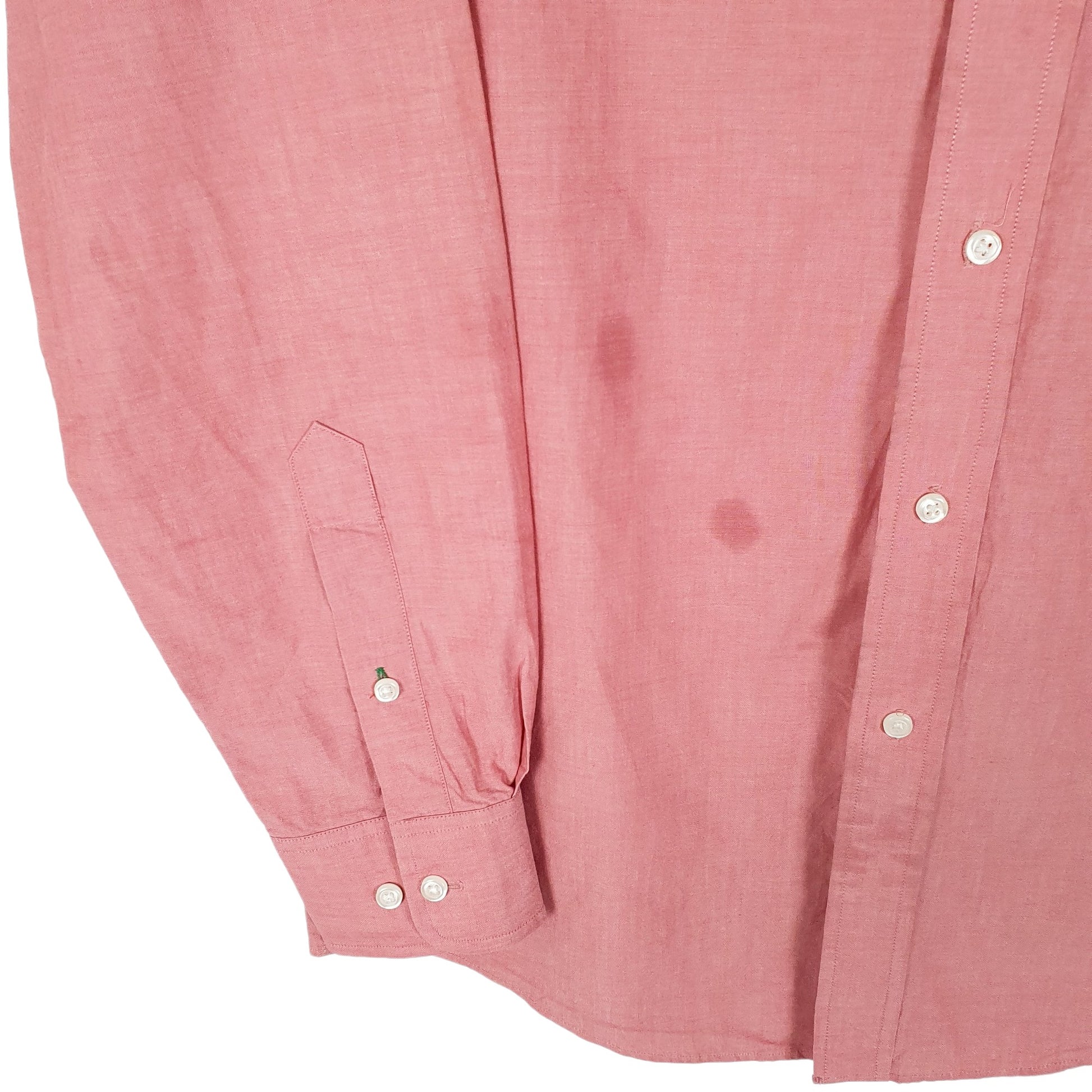 Tommy Hilfiger Long Sleeve Slim Fit Shirt Pink