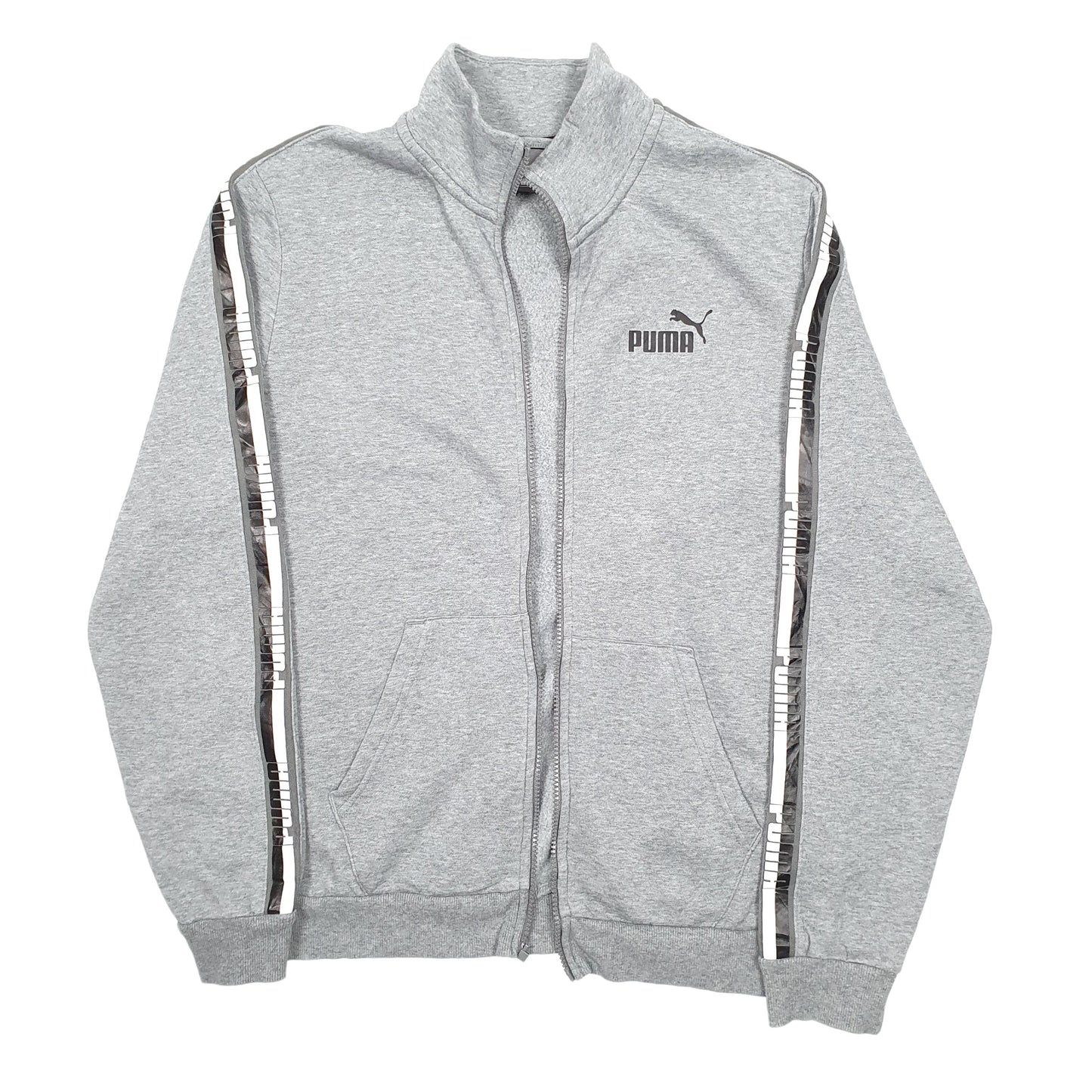 Mens Grey Puma  Full Zip Jumper