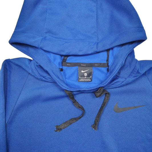 Mens Blue Nike Active Track Running Hoodie Jumper