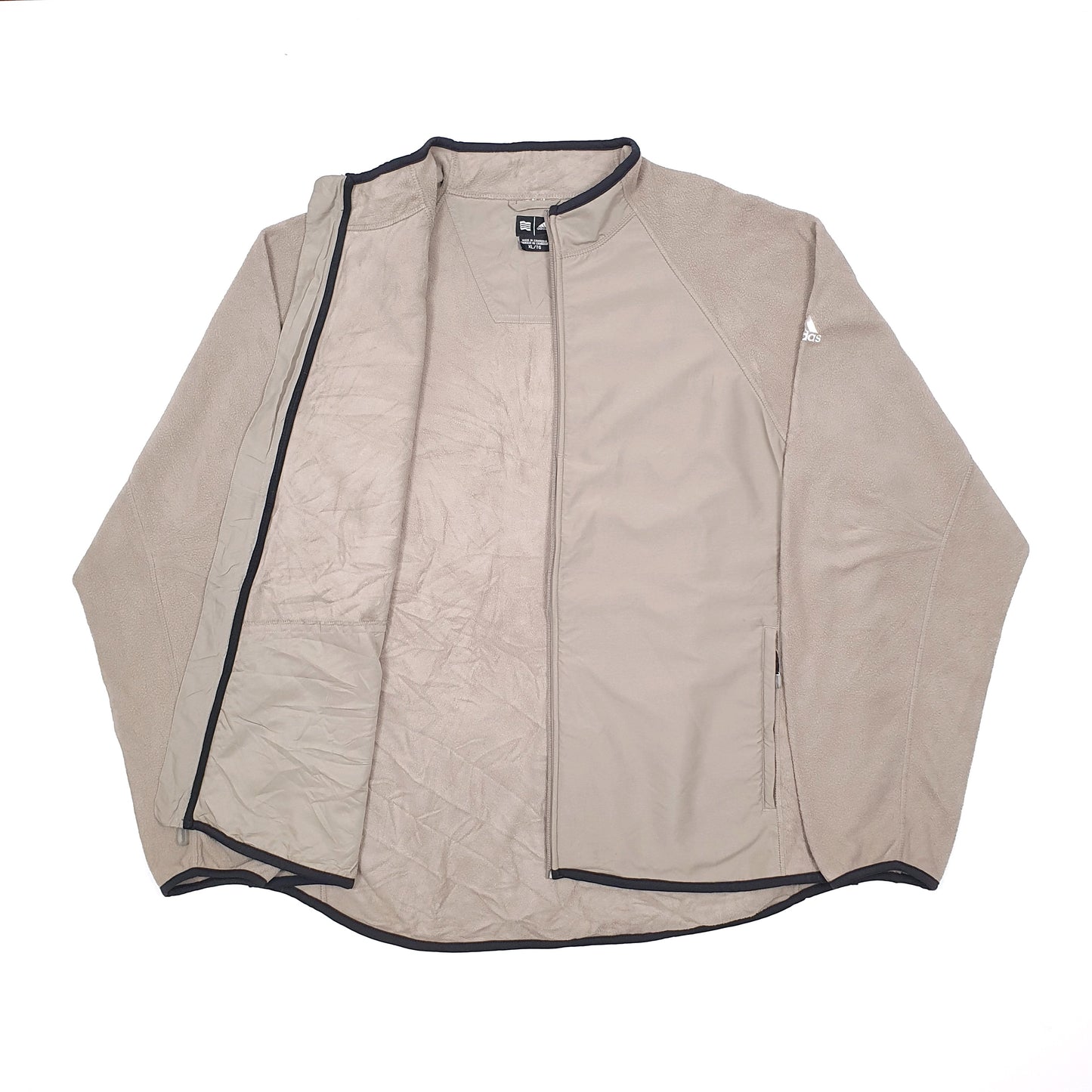 Adidas Full Zip Fleece XL Beige