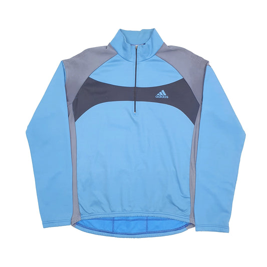 Adidas Running Quarter Zip M Blue