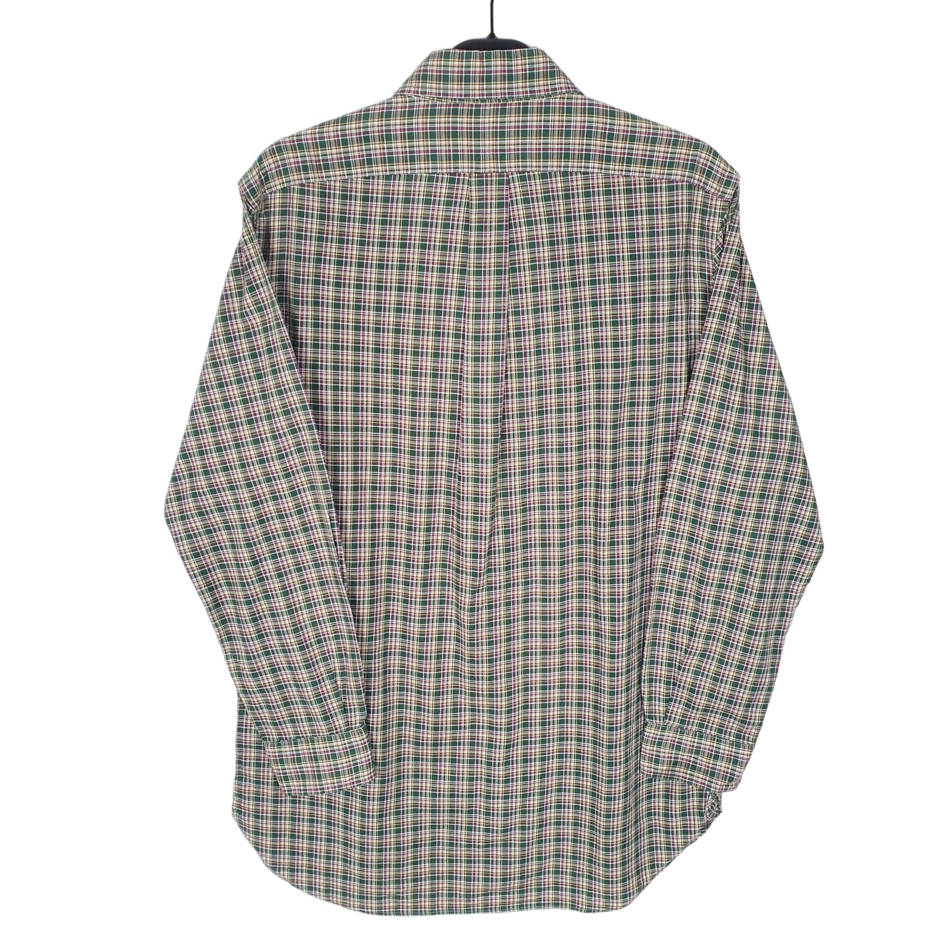 Ralph Lauren Long Sleeve Regular Fit Check Shirt Green