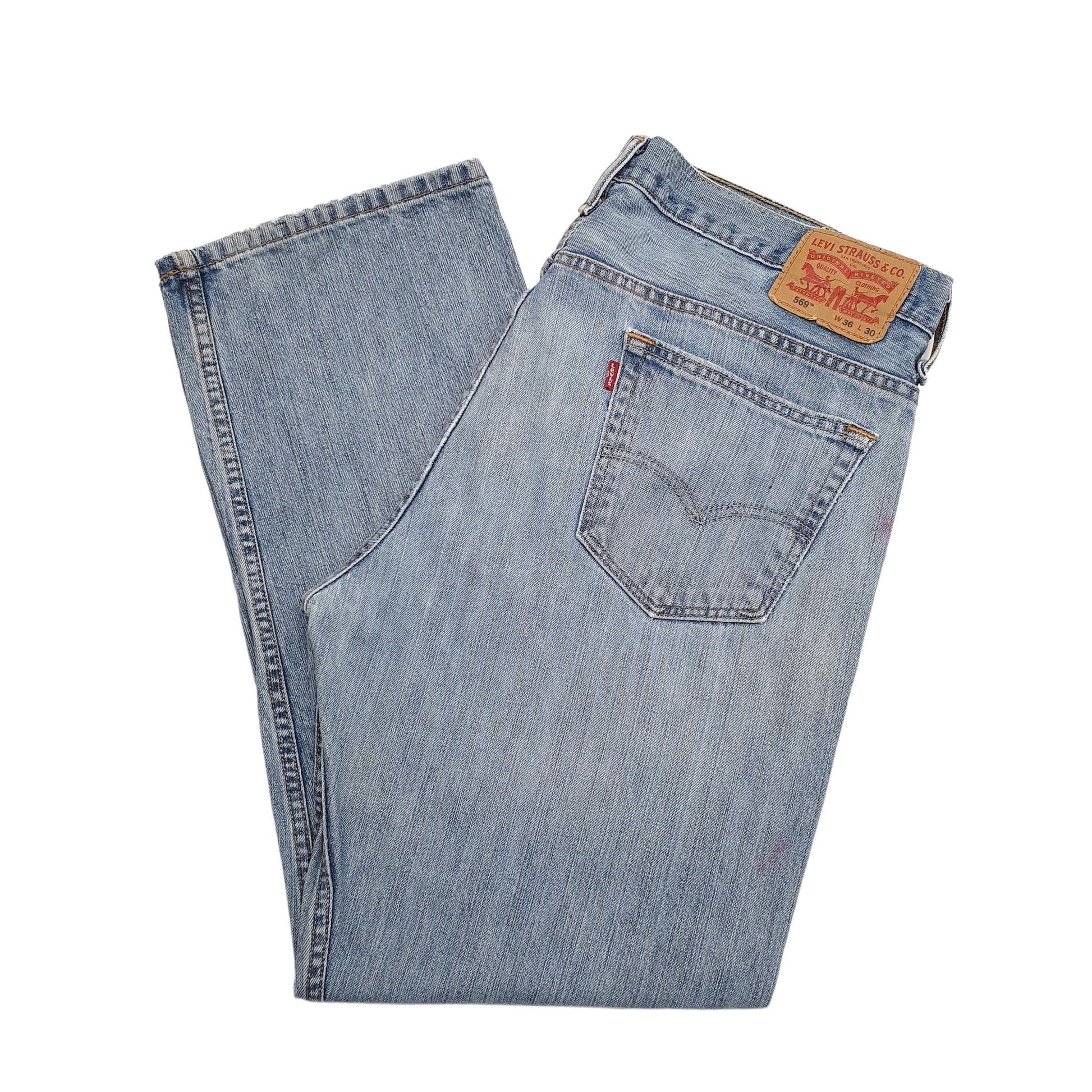 Mens Blue Levis  569 JeansW38 L30