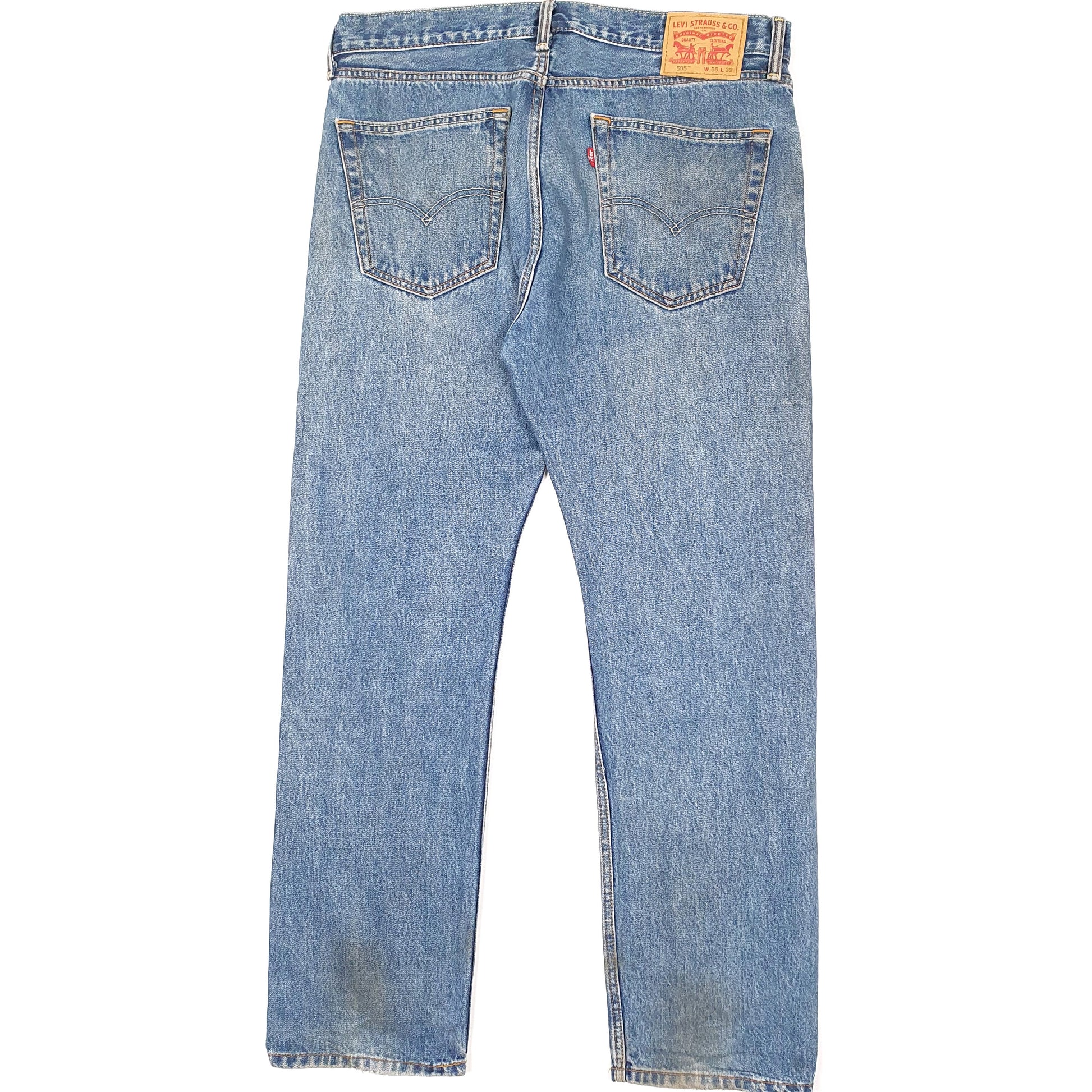 Mens Blue Levis  505 JeansW36 L32