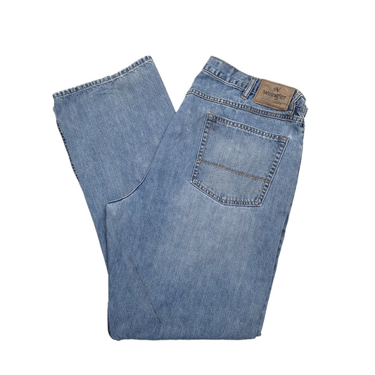 Wrangler Regular Straight Fit Jeans W38 L32 Blue
