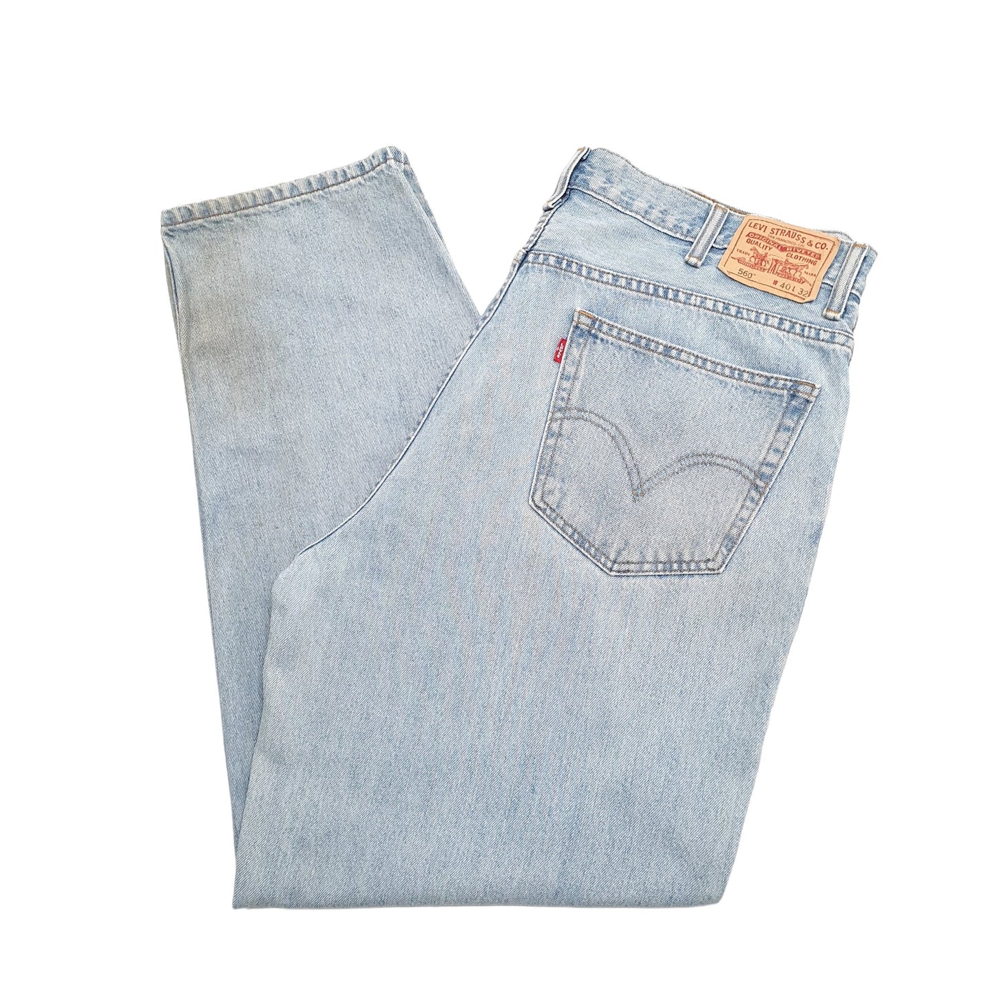 Mens Blue Levis  560 JeansW40 L32