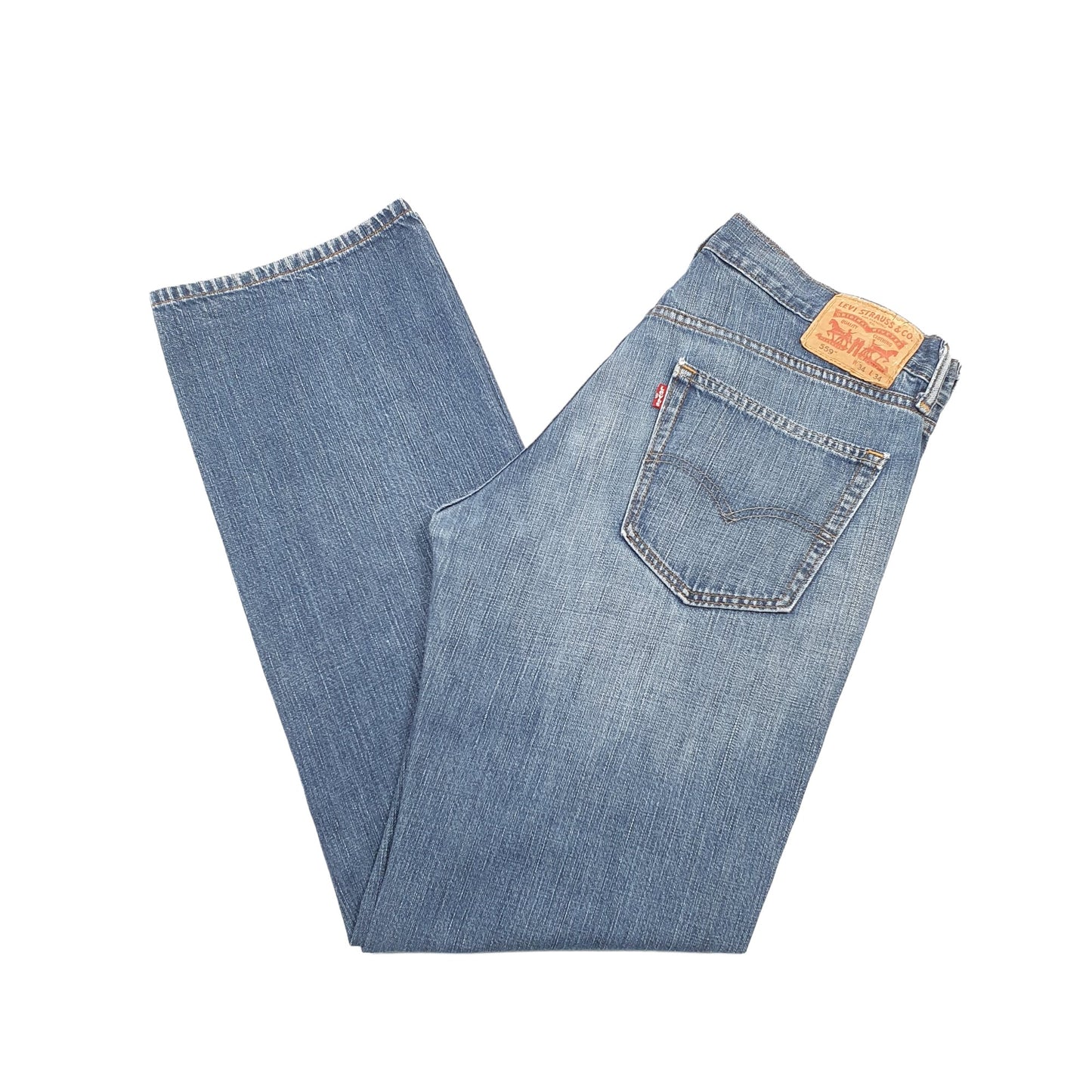 Levis 559 Relaxed Fit Jeans W34 L34 Blue
