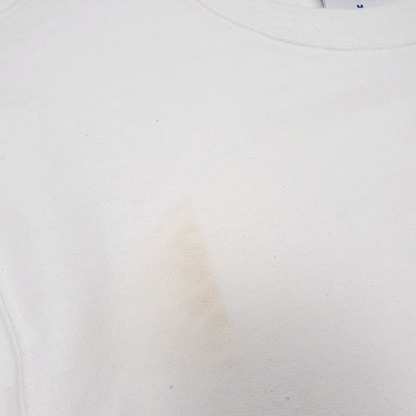 Mens White Champion  Crewneck Jumper