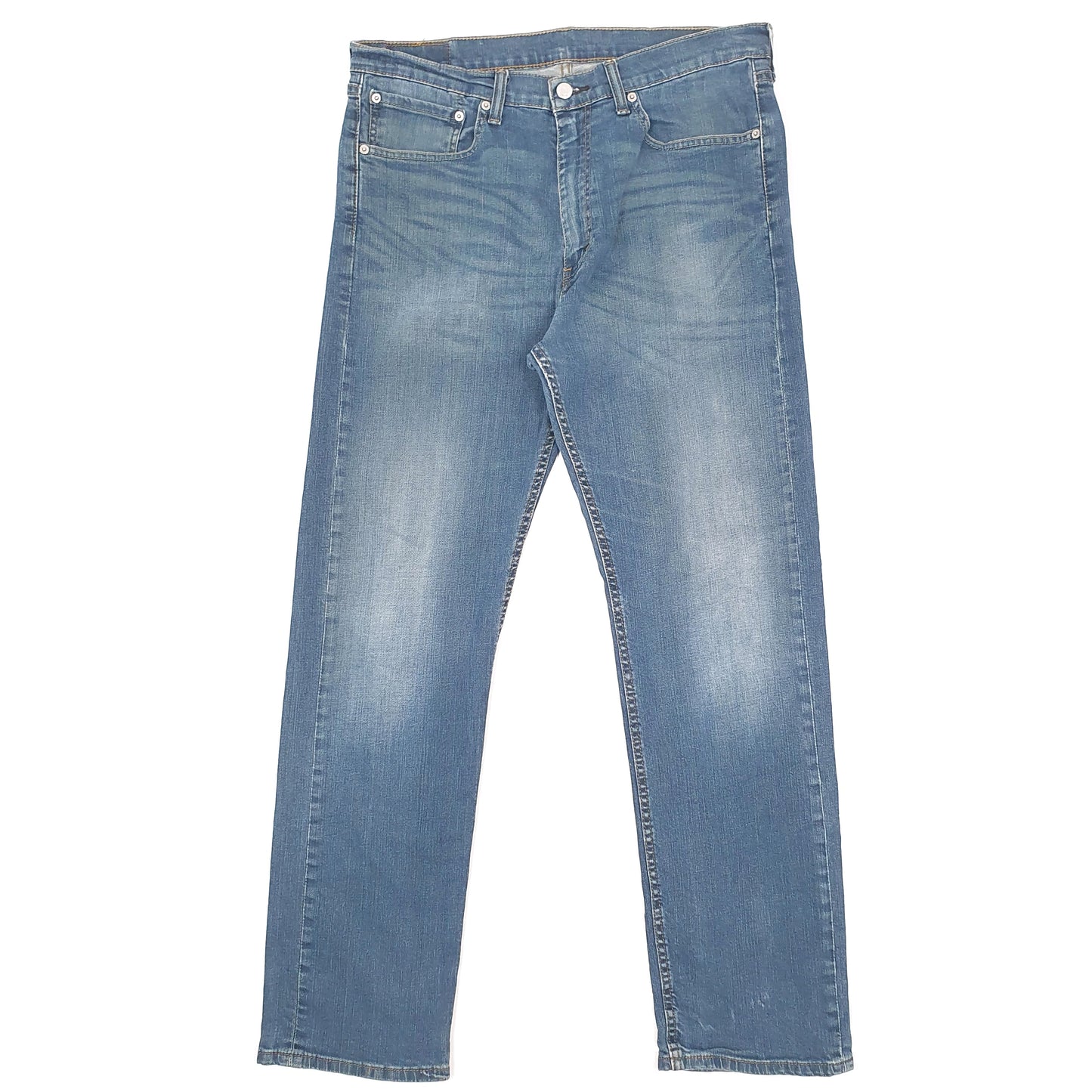 Levis 505 Regular Fit Stretch Jeans W36 L32 Blue