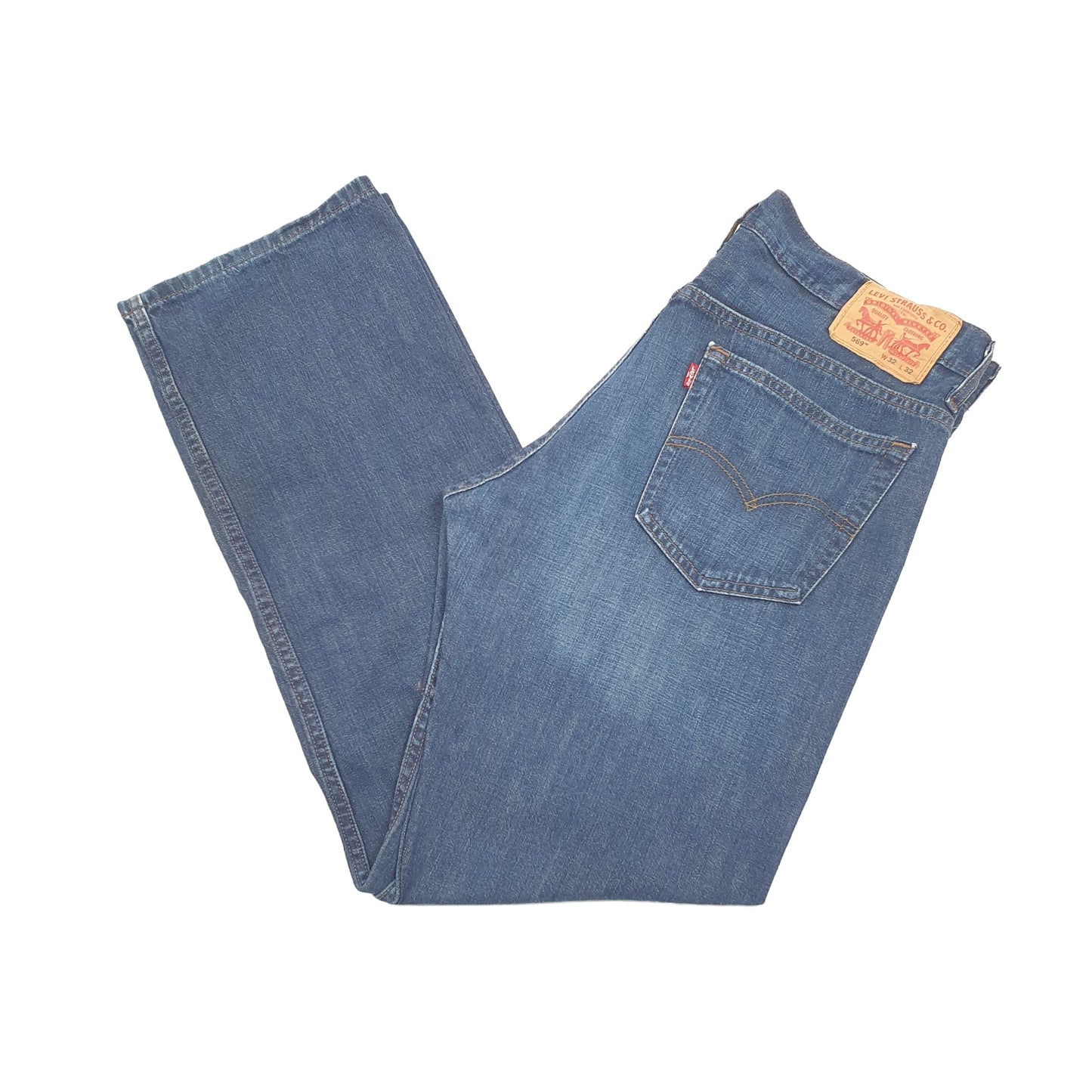 Levis 569 Loose Fit Jeans W34 L32 Blue