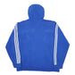 Mens Blue Adidas Spellout Hoodie Jumper