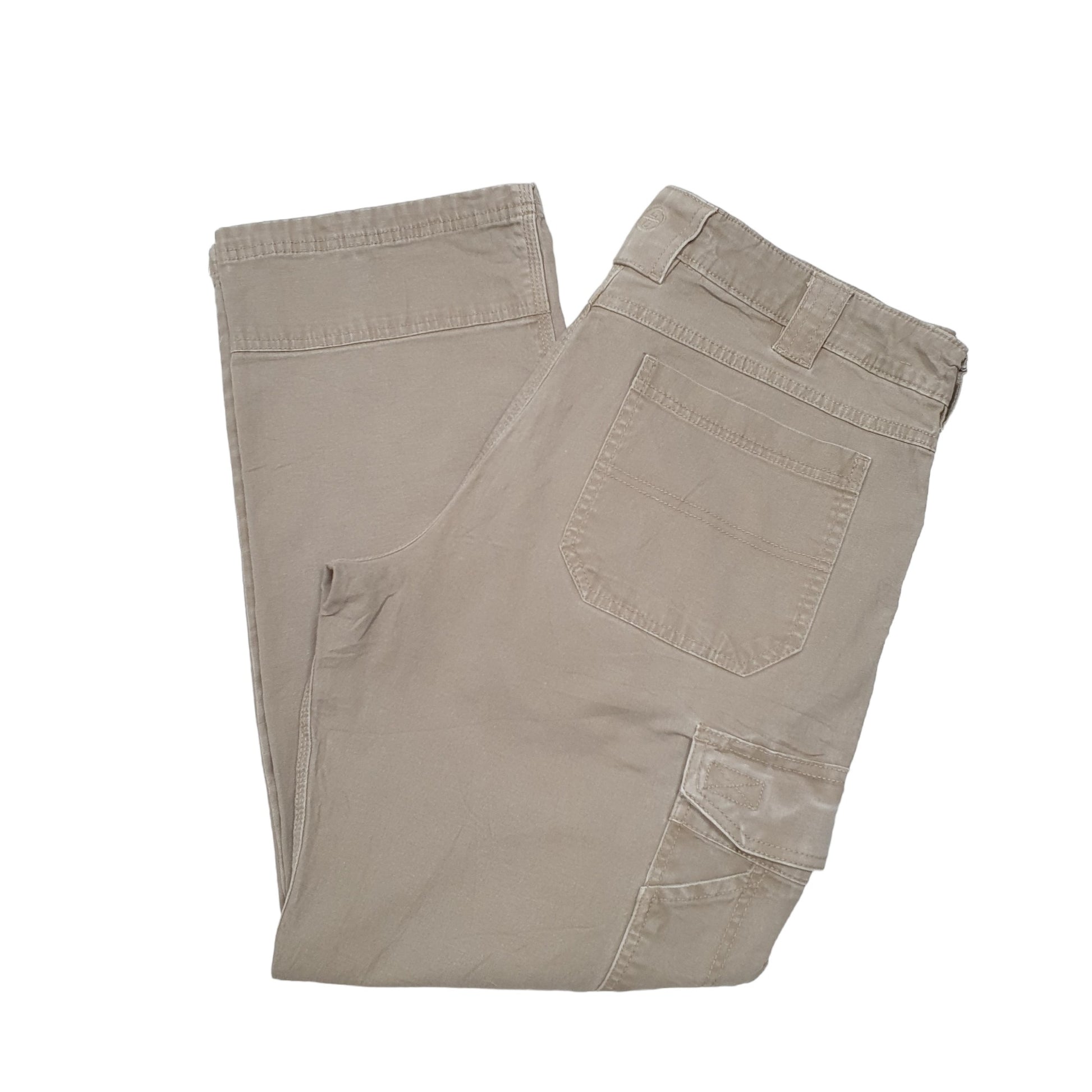 Mens Beige Lincoln Outfitters Combat Pants Cargo Trousers