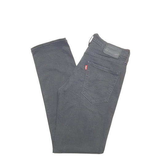 Levis 514 Straight Fit Jeans W30 L30 Black