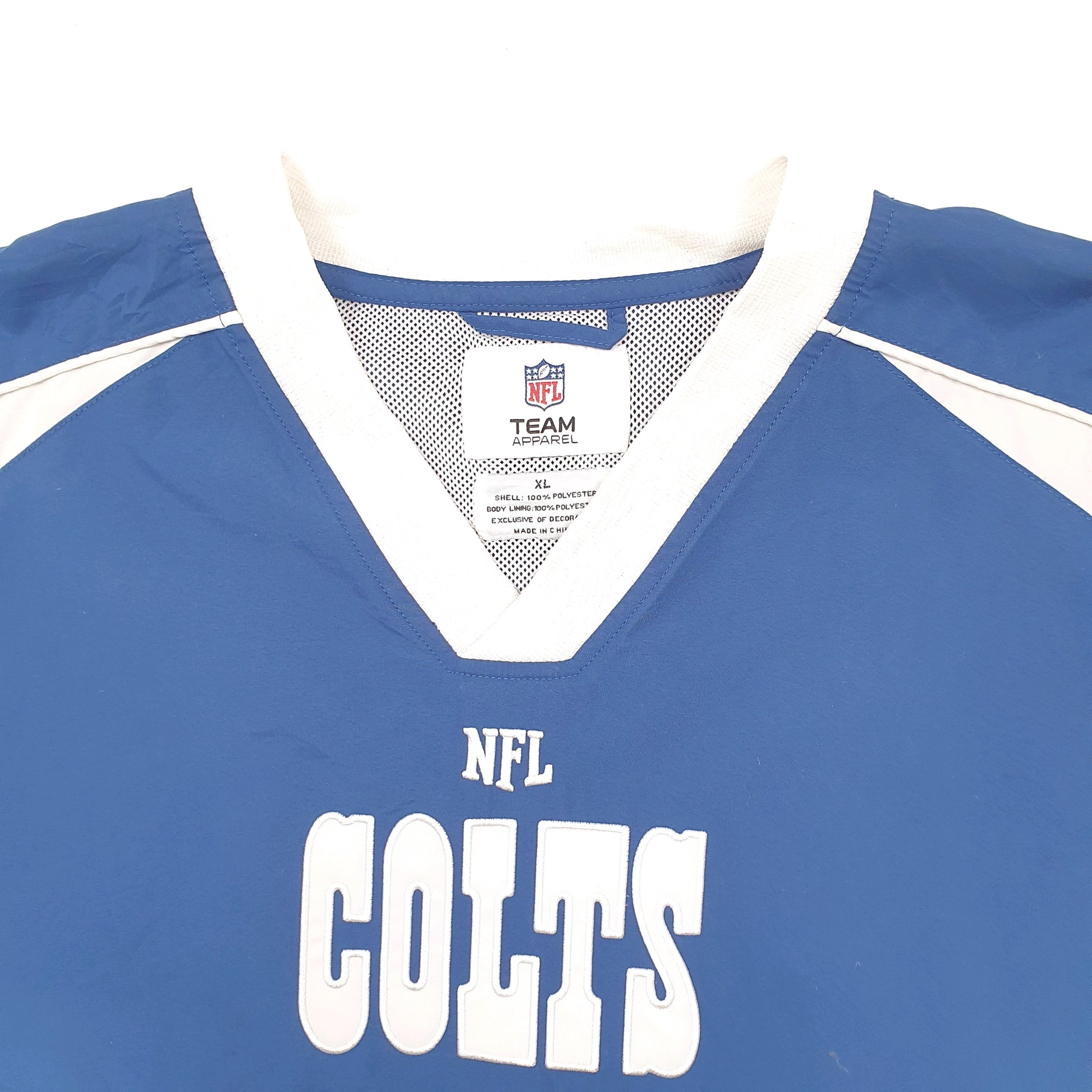 Mens Blue NFL Indianapolis Colts USA Football Pullover  Coat