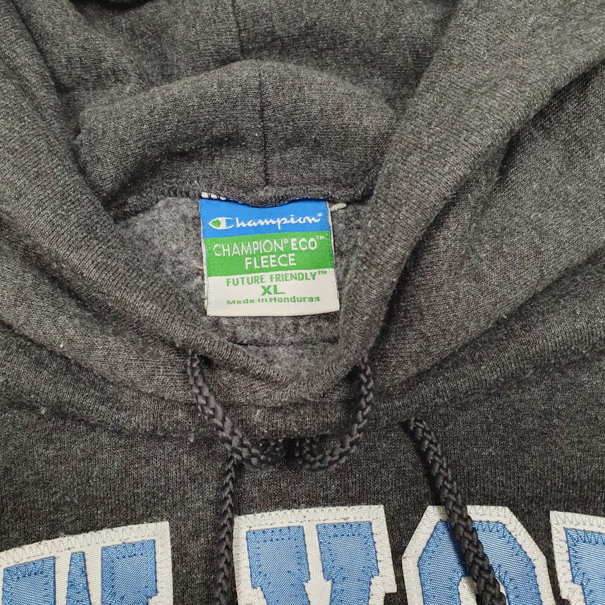 Mens Grey Champion New York Law School Hoodie Jumper