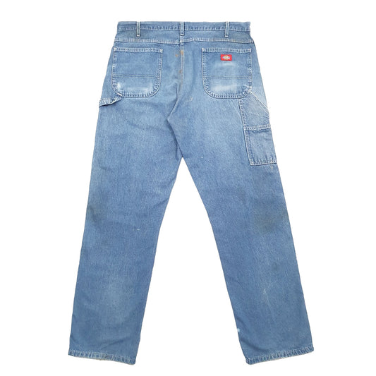 Dickies Relaxed Regular Fit Jeans W38 L34 Blue