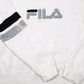 Womens White Fila  Crewneck Jumper