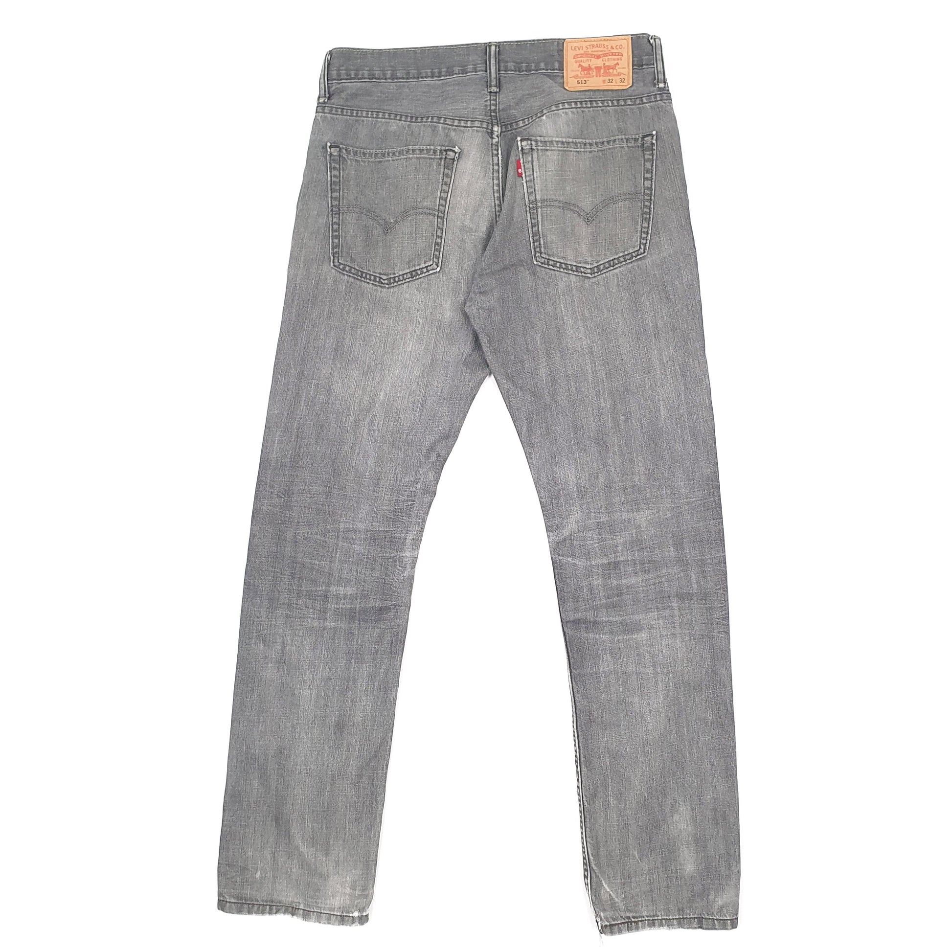 Levis 513 Slim Fit 1990s Jeans W32 L32 Grey