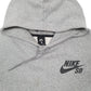 Mens Grey Nike SB Skateboarding Hoodie Jumper
