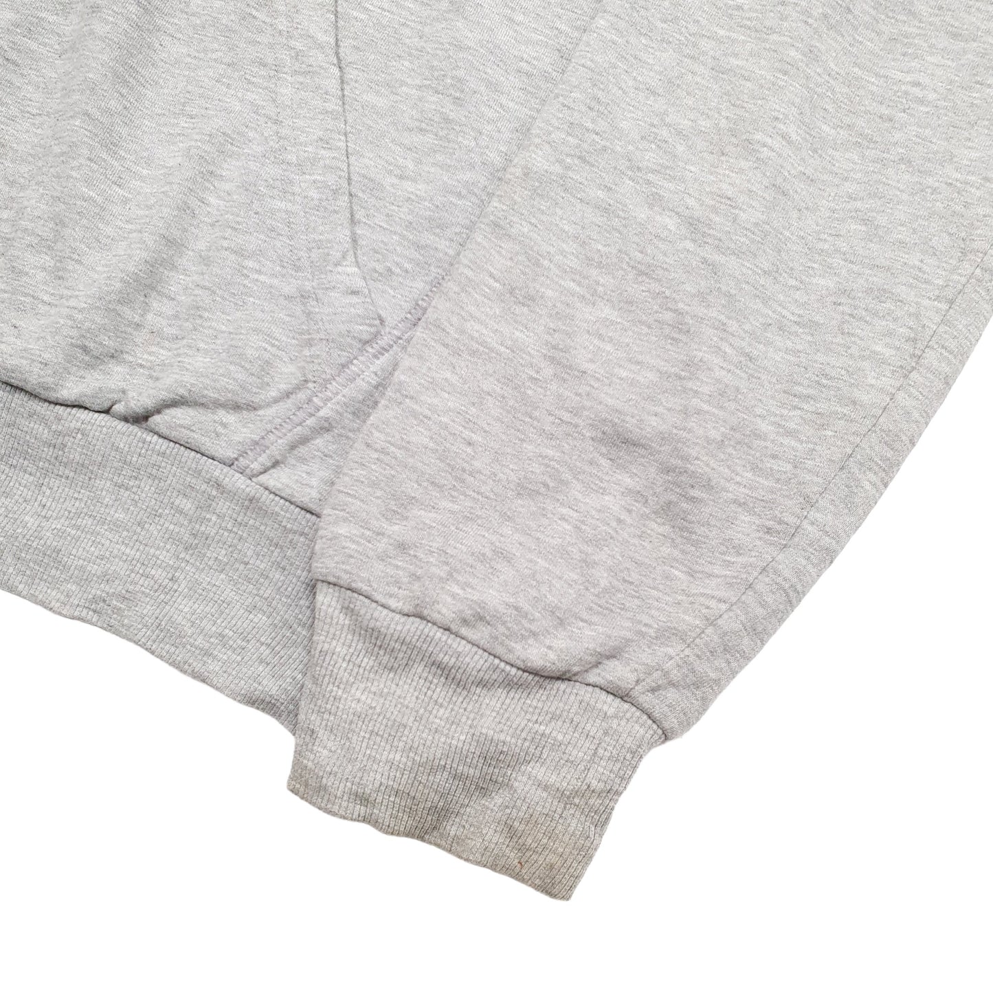 Mens Grey Adidas  Quarter Zip Jumper