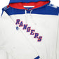 Mens White NHL New York Rangers Majestic USA Hockey Hoodie Jumper