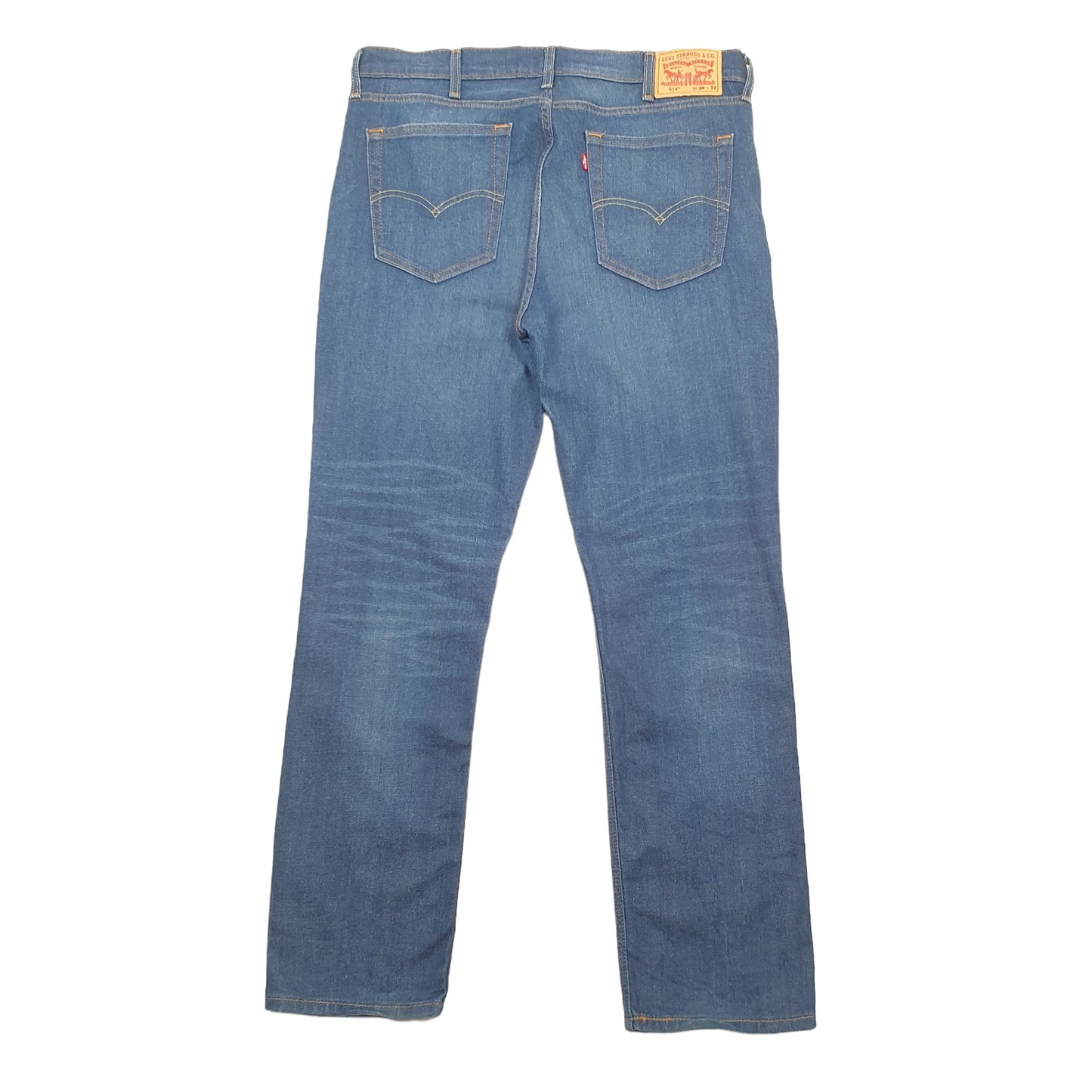 Levis 514 Straight Fit Jeans W38 L32 Blue