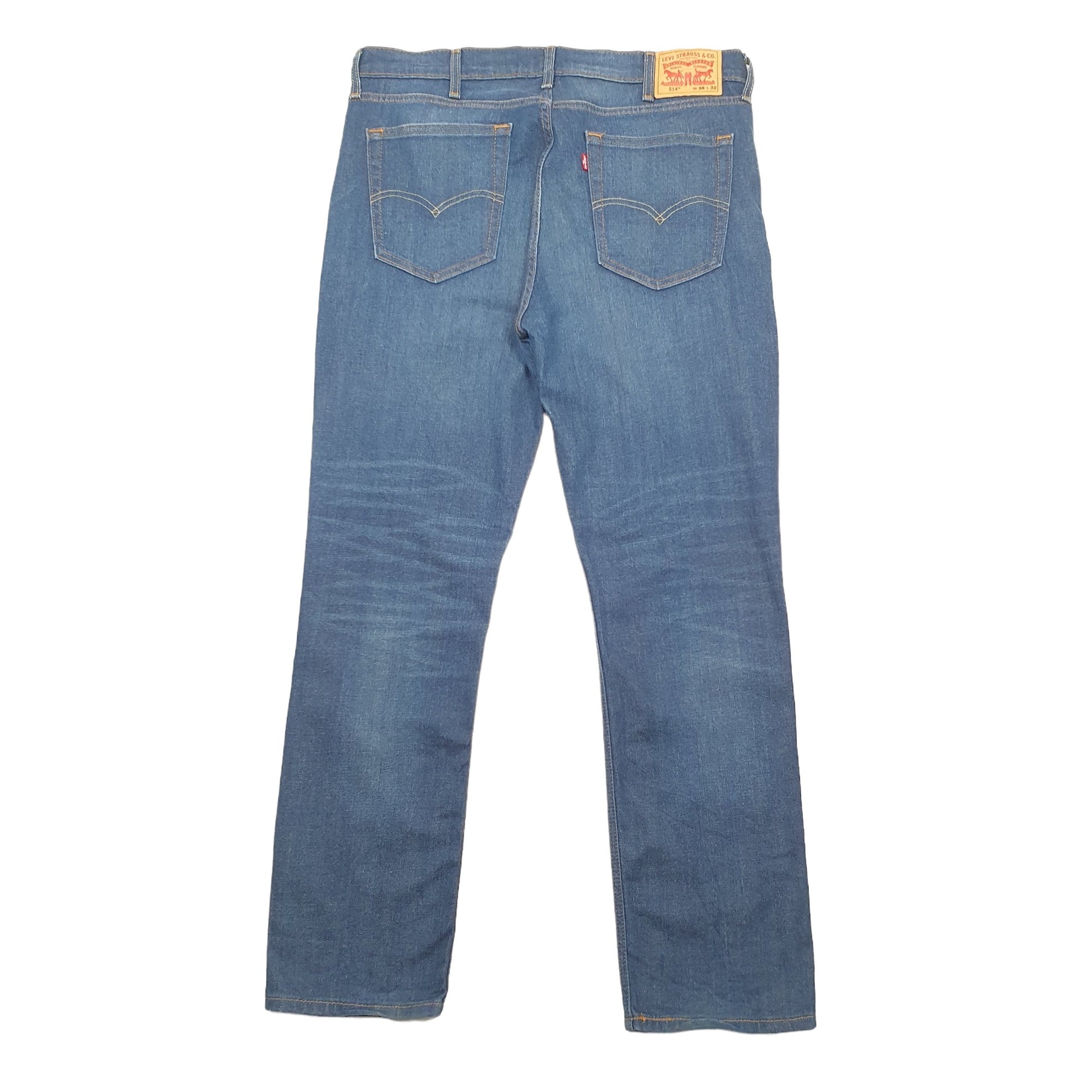 Levis 514 Straight Fit Jeans W38 L32 Blue