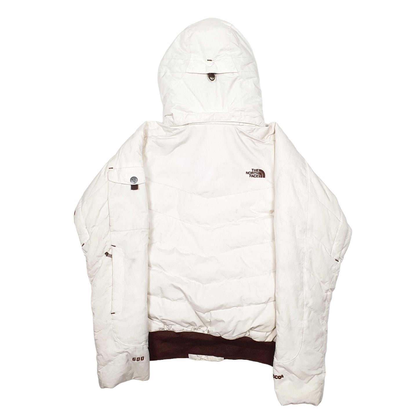 Womens Cream The North Face  Puffer Coat