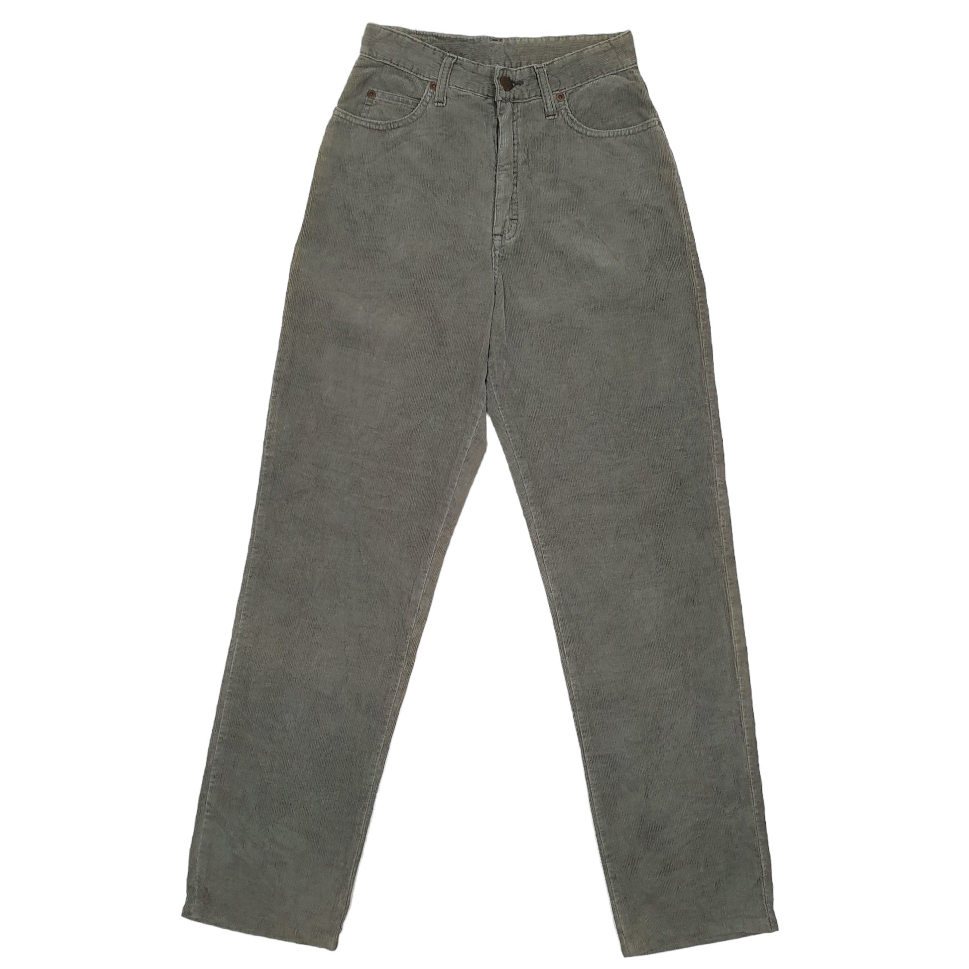 Mens Green Lee  Corduroy Trousers
