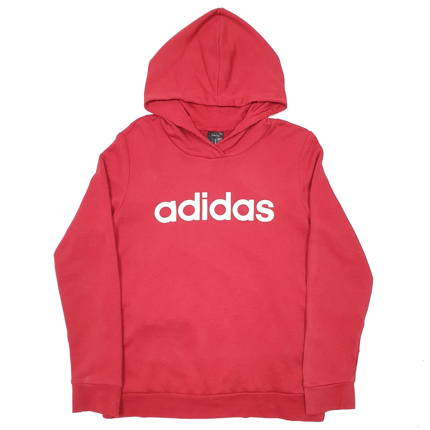 Womens Red Adidas  Hoodie Jumper
