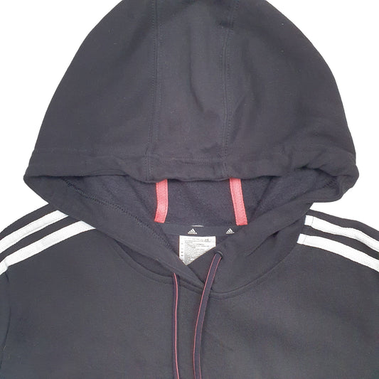 Womens Black Adidas  Hoodie Jumper