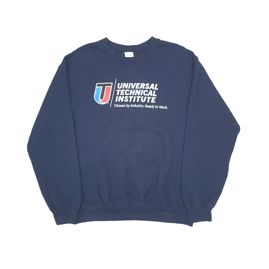 Gildan USA College Crewneck M Navy