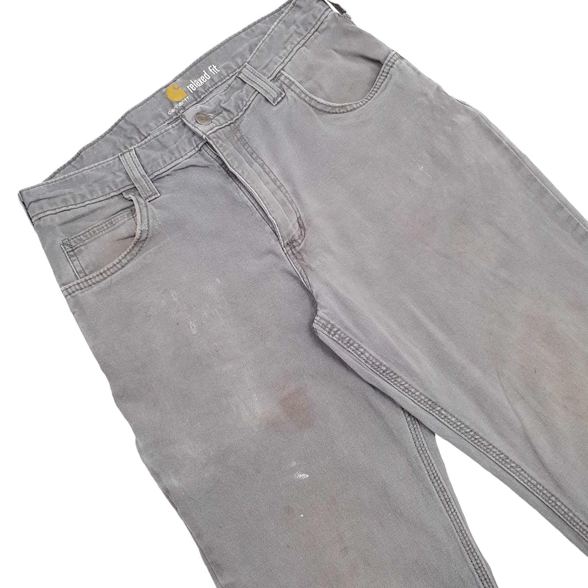 Mens Grey Carhartt  Carpenter Trousers