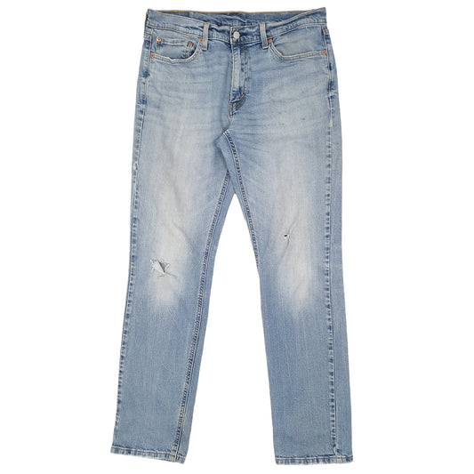 Levis 541 Tapered Fit Stretch Jeans W33 L34 Blue