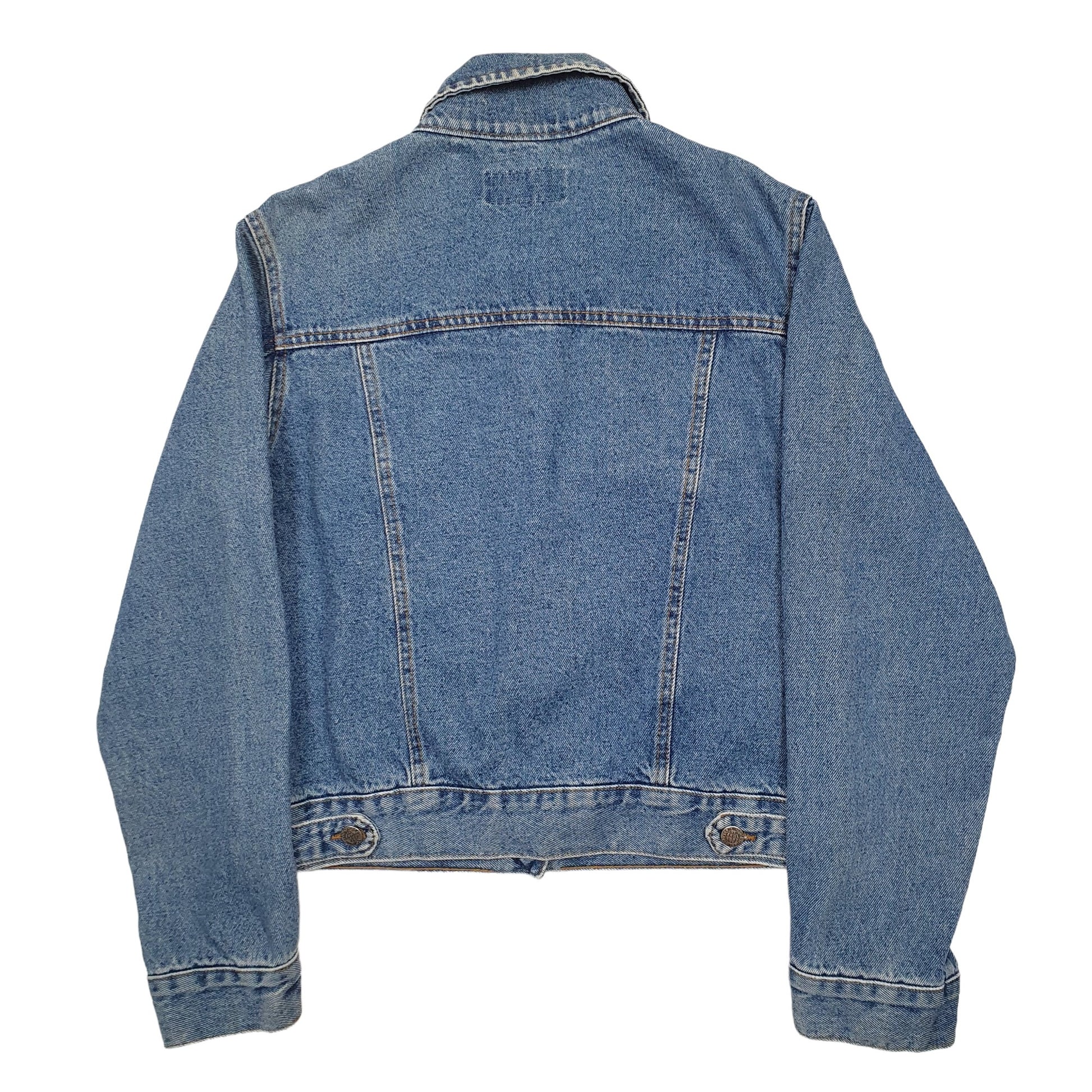 Womens Blue Colours of the world Trucker Denim Jacket Coat