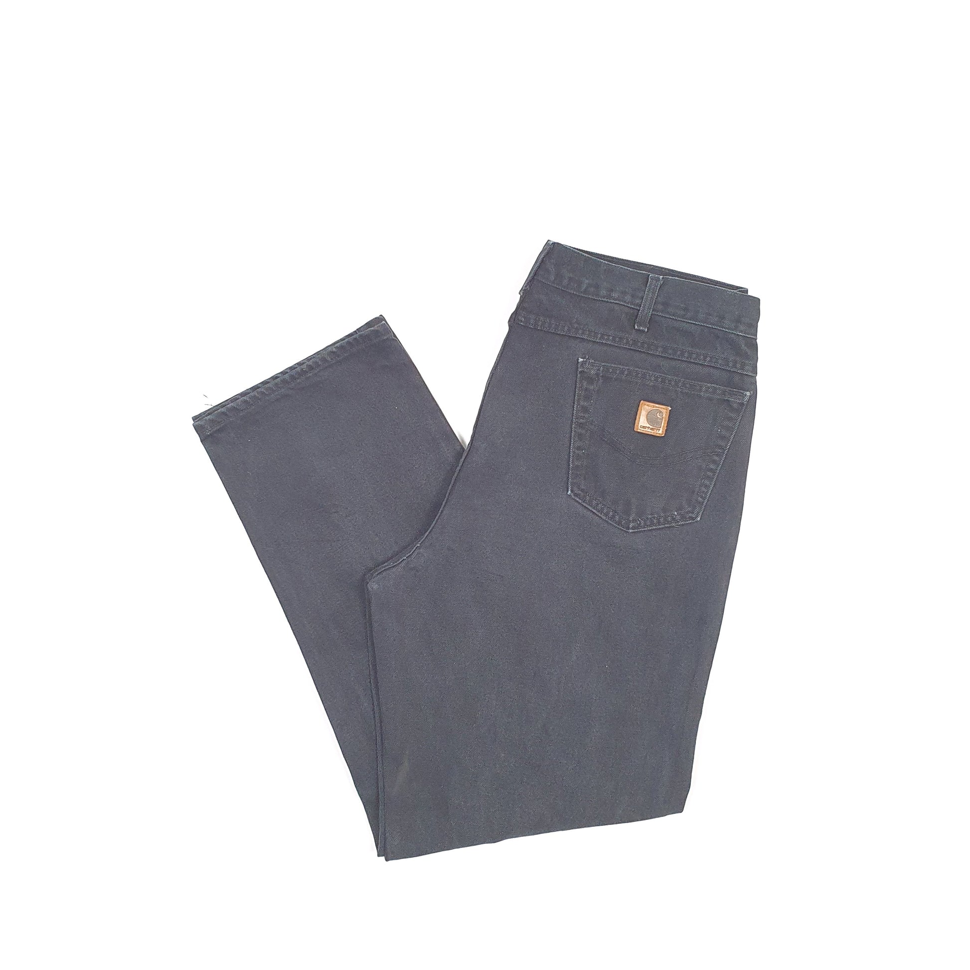 Carhartt Casual Regular Fit Jeans W38 L32 Black