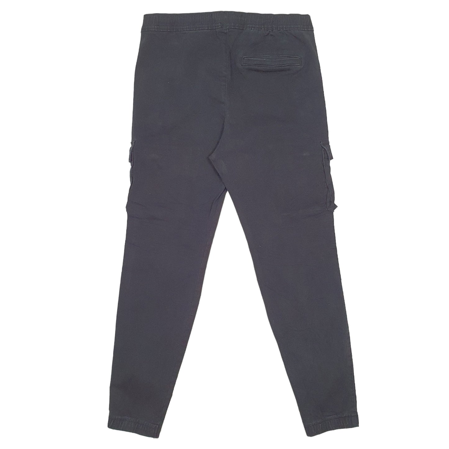 Mens Black Hollister Combat Pants Cargo Trousers